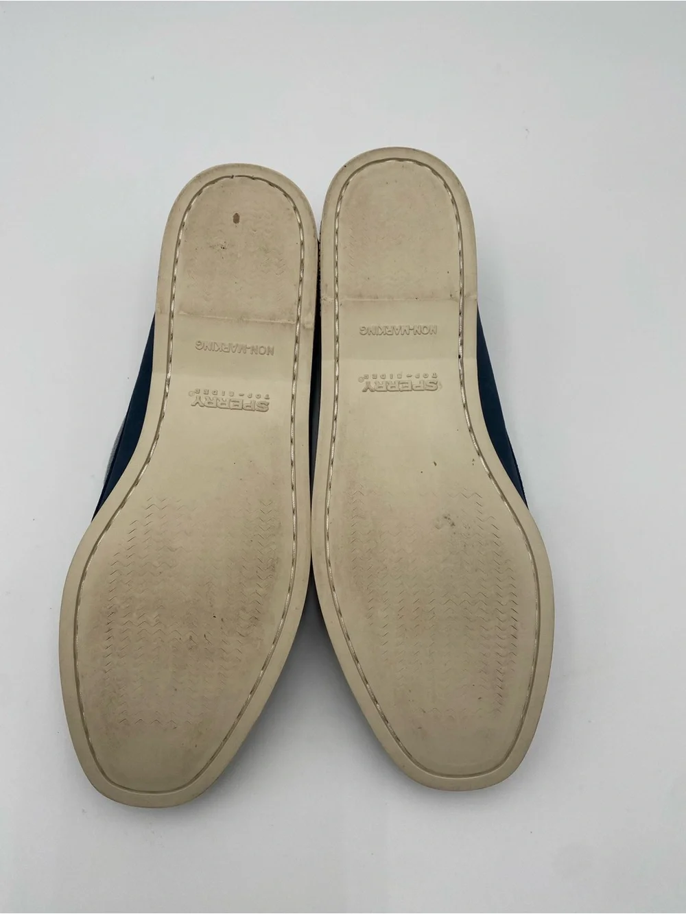 Sperry Men’s Blue Boat Shoes Lace Up Round Toe Logo US 11